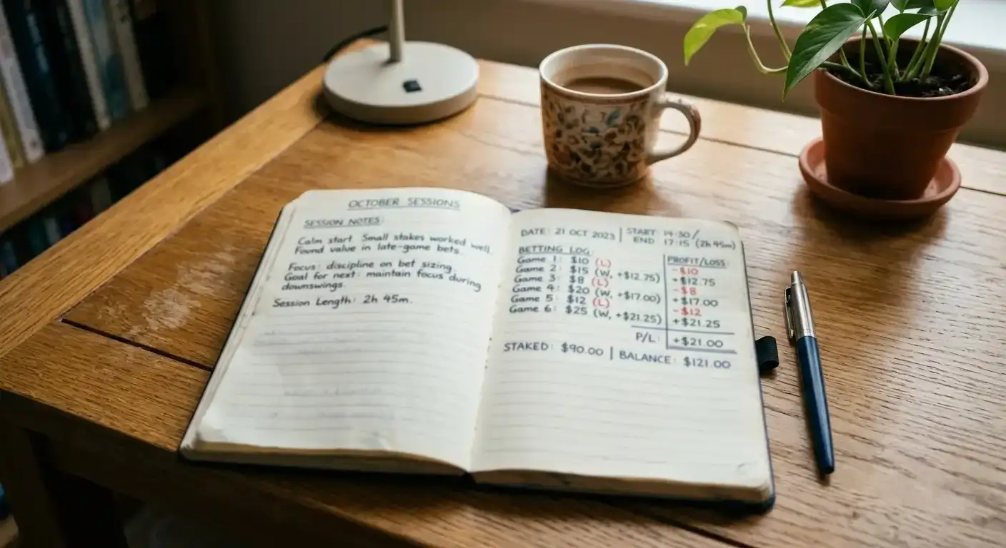 Calculator showing session length calculations for five-dollar deposit with bonus match