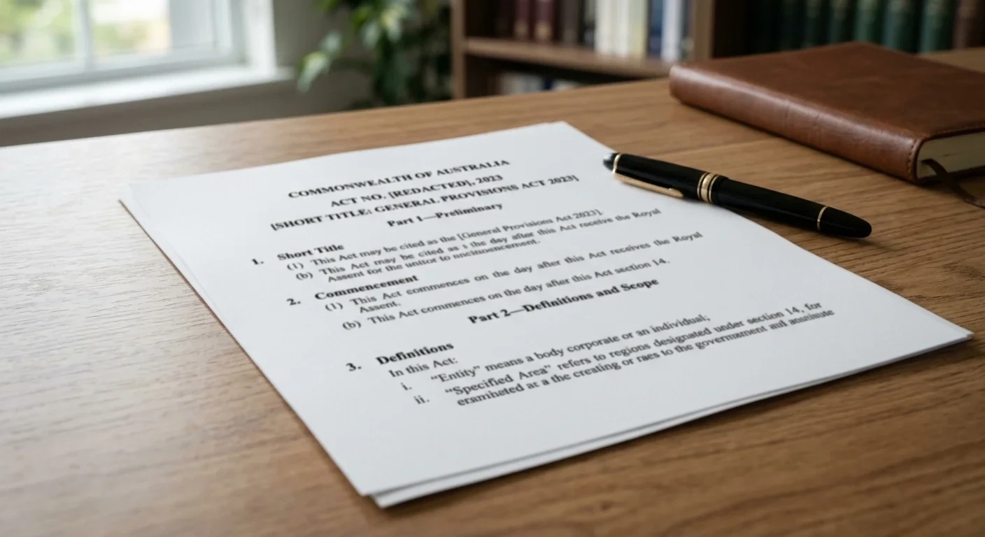 Two-column legal briefing note on offshore casino access clipped inside a manilla folder