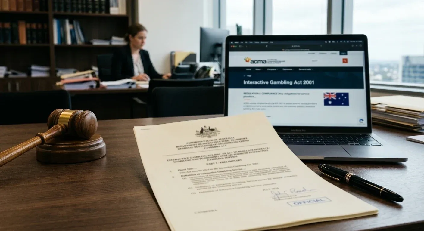 Legal status of Bitcoin casinos in Australia under Interactive Gambling Act