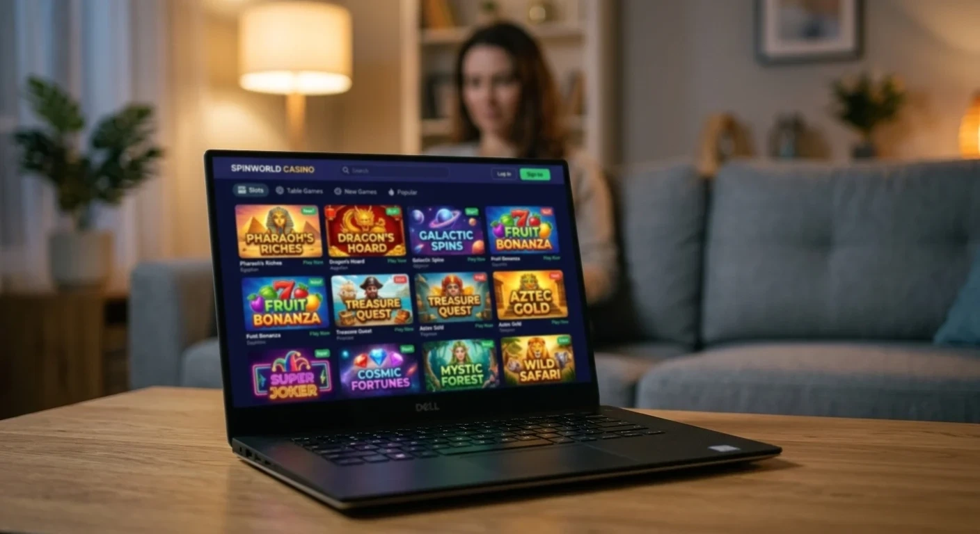 Online pokies game lobby showing slot game selection