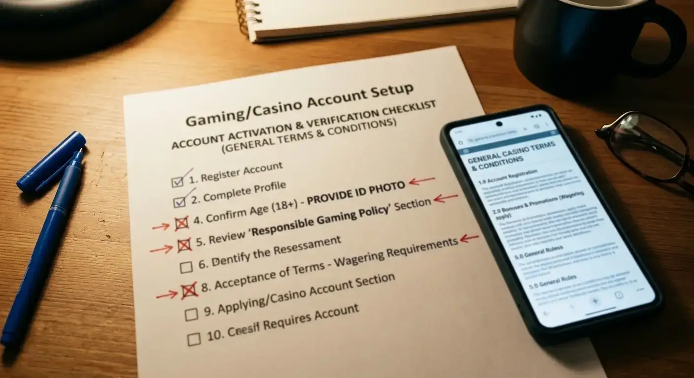 Red flags for slow payout casinos checklist