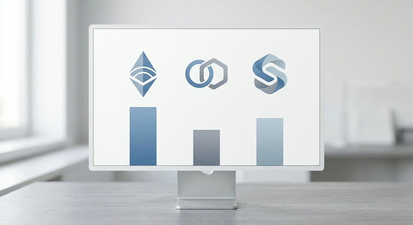 Comparison chart showing Solana Bitcoin Ethereum transaction speeds and network fees